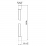 Шланг для ручного душу Qtap Hadice 1600 мм QTHADPVC160C Chrome SD00041924