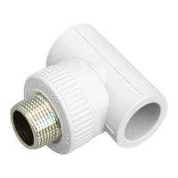 Тройник PPR Blue Ocean "Белый" 20х1/2"х20 ЗР