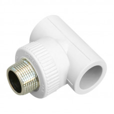 Трійник PPR Blue Ocean "Білий" 25х3/4"х25 ЗР