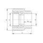 Муфта PPR Blue Ocean "Білий" 25х3/4" ВР SD00042195