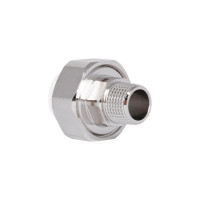 Згін "Американка" латунна зі зварною головкою PPR Blue Ocean "Білий" 20х1/2" ЗР