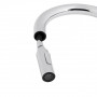 Змішувач для кухні Qtap Lenicka з висувним виливом QTLEN9138103UC Chrome SD00042266