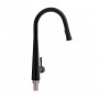 Змішувач для кухні Qtap Evicka з висувним виливом QTEVI9135103UB Black Matt SD00042268