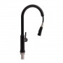 Змішувач для кухні Qtap Baruska з висувним виливом QTBAR9137103UB Black Matt SD00042271