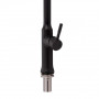 Змішувач для кухні Qtap Baruska з висувним виливом QTBAR9137103UB Black Matt SD00042271