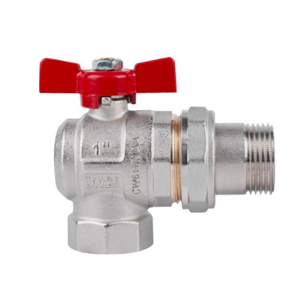 Кран кульовий Icma FAR. ROSSA 1" кутовий №361 SD00042359