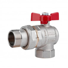 Кран кульовий Icma FAR. ROSSA 1" кутовий №361