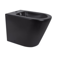 Биде напольное Qtap Scorpio 530x360x395 Matt black QT14441003CMB
