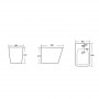 Біде підлогове Qtap Tern 550x360x410 White QT1744003CW SD00042534