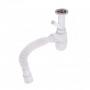 Сифон для раковини Lidz (WHI) 60 06 Y002 00 з відводом для пральної машини (вихід 50 мм) SD00042762