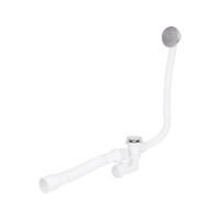 Сифон для ванни Lidz (WHI) 60 03 V002 02 з ревізією (вихід 50 мм)