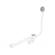 Сифон для ванни Lidz (WHI) 60 03 V002 02 з ревізією (вихід 50 мм)