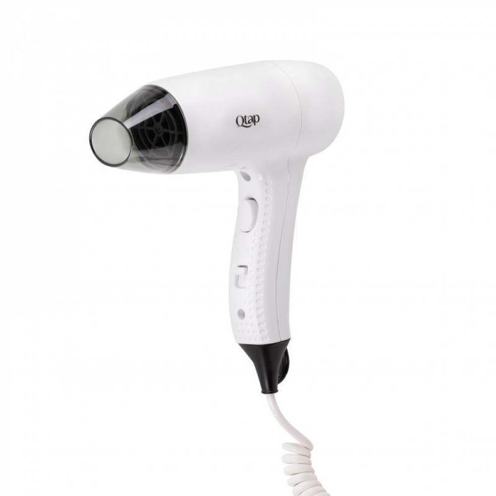 Фен із тримачем Qtap Pohodli 1200 Вт QTF1200ROP White (Pobut) SD00042871