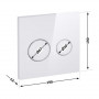 Панель змиву для унітаза Qtap Nest Uni QT0211P01V1176W SD00042970