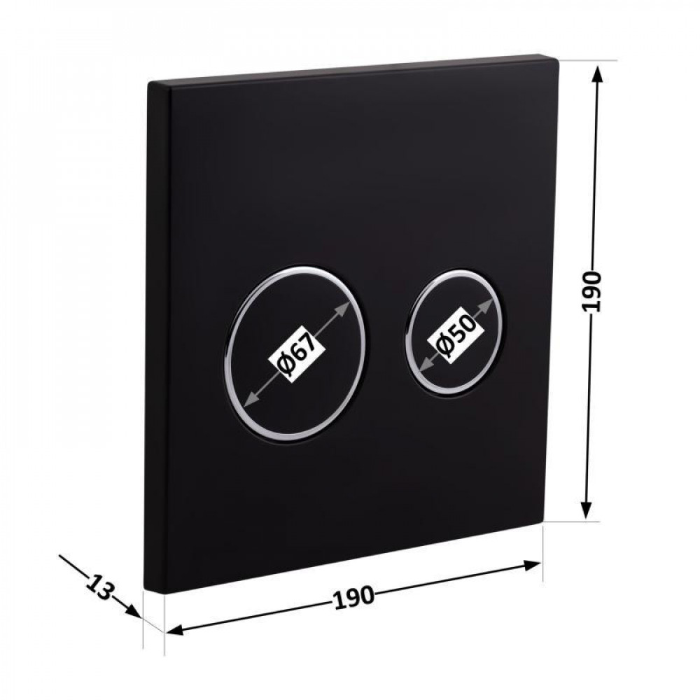 Панель змиву для унітаза Qtap Nest Uni QT0211P01V1178MB SD00042971