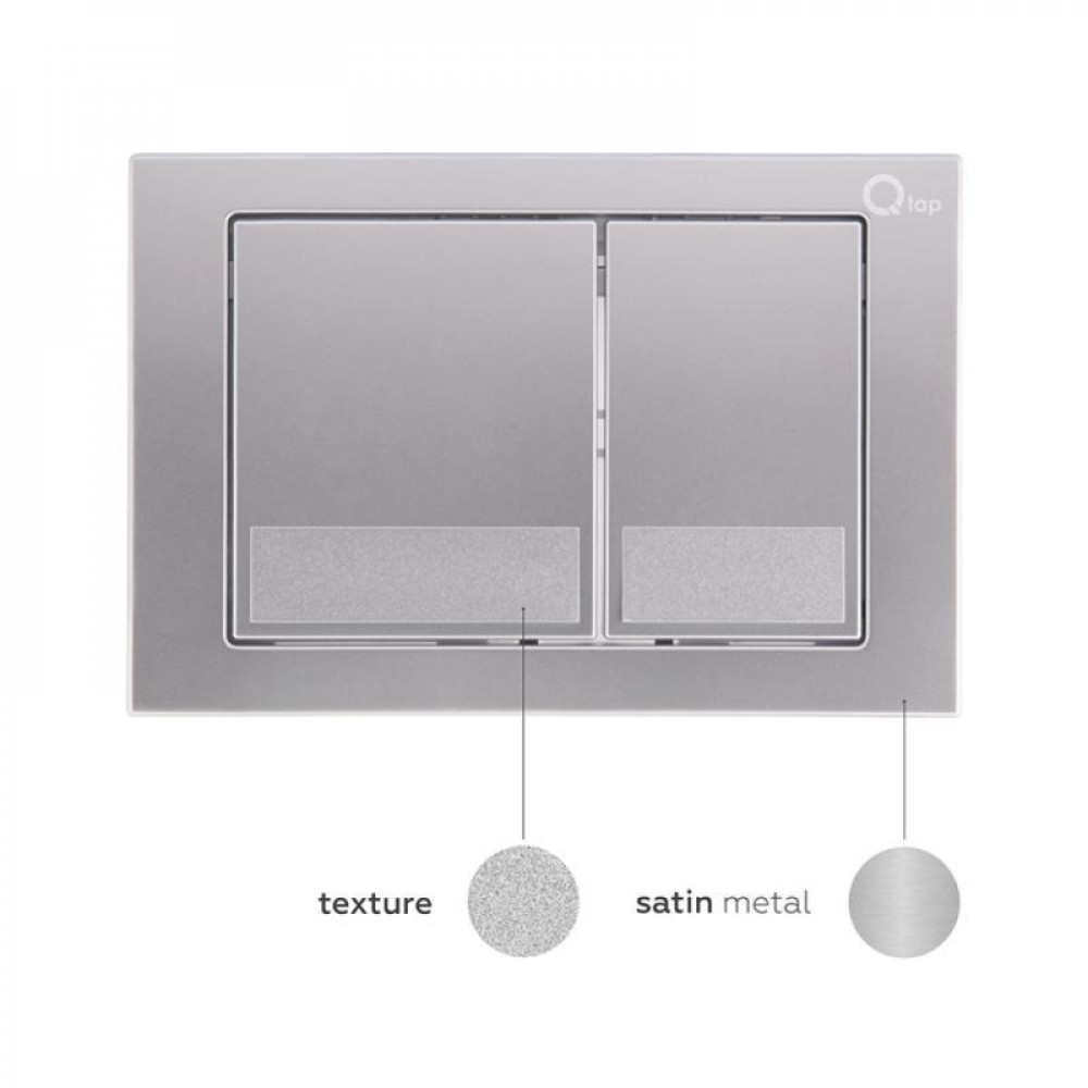 Готове рішення Qtap для ванної кімнати: підвісний унітаз Crow + комплект інсталяції Nest 4 в 1 (квадратна SD00042982