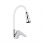 Змішувач для кухні Lidz Tani 008F3 з гнучким виливом (k40) LDTAN008F3WCR37037 White / Chrome SD00043140