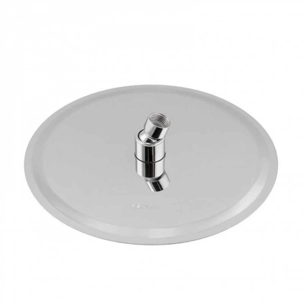 Лійка для верхнього душу Лейки Lidz Лейка 125 245 мм округла LDNIA125NKS37518 Nickel SD00043621