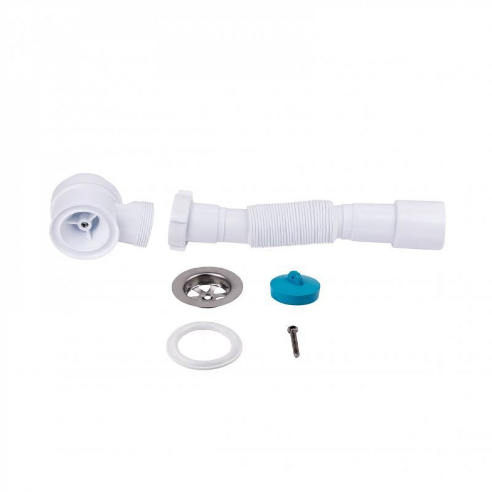 Сифон для душового піддона Lidz (WHI) 60 04 P002 01 (вихід 40/50 мм) SD00044609