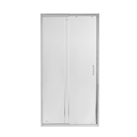 Душові двері в нішу Qtap Taurus CRM209-1.C6 90-100x200 см, скло Clear 6 мм, покриття CalcLess