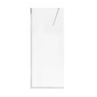 Душова перегородка Qtap Walk-In Standard CRM209.C8 90х200 см, скло Clear 8 мм, покриття CalcLess