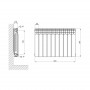 Радіатор біметалічний Thermo Alliance Bi-Vulcan 500/100 1,6 кг SD00045468