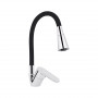 Змішувач для кухні Lidz Tani 008F3 з гнучким виливом (k40) LDTAN008F3BCR39484 Black / Chrome SD00045588