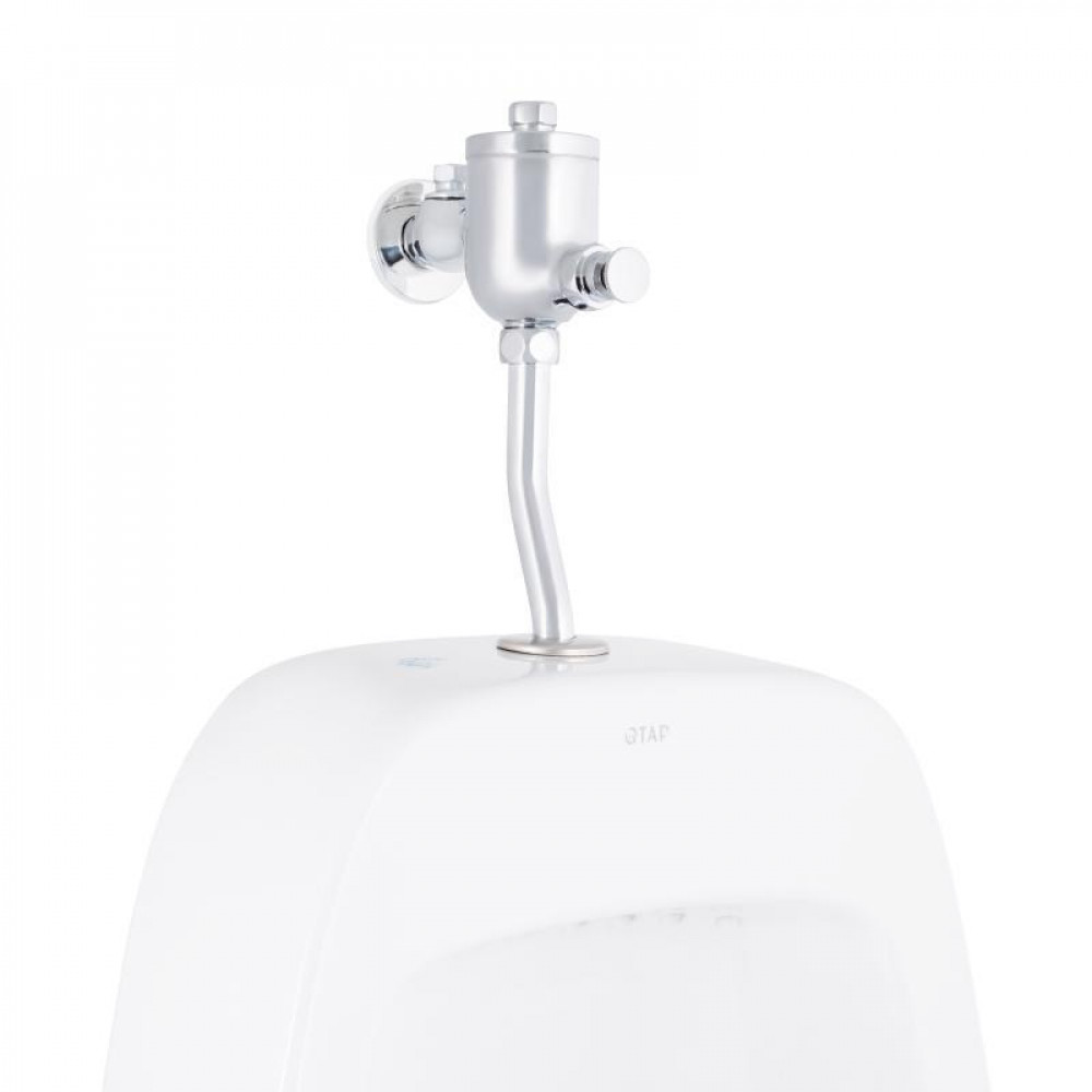 Пісуар підвісний Qtap Crow з краном-дозатором 390х330х660 White QT0588112HW SD00045970