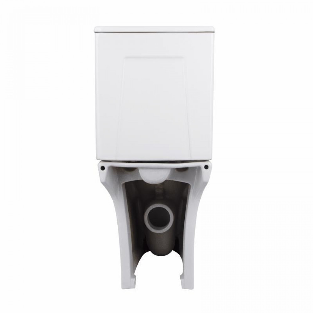 Унітаз-компакт Qtap Presto безобідковий з сідінням Soft-close QT24221217AW SD00045982