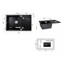 Кухонна мийка Lidz 790x495/230 ANT-15 (LIDZANT15790495200) SD00046514