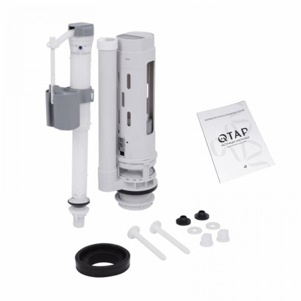 Унітаз-компакт Qtap Kalao безобідковий з сідінням Soft-close QT08221213AW SD00046562