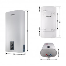 Водонагрівач електричний Thermo Alliance 50 л плоский вертикальний, сухий ТЕН 2 кВт (0,8+1,2) DT50V20G(PD)-D/2