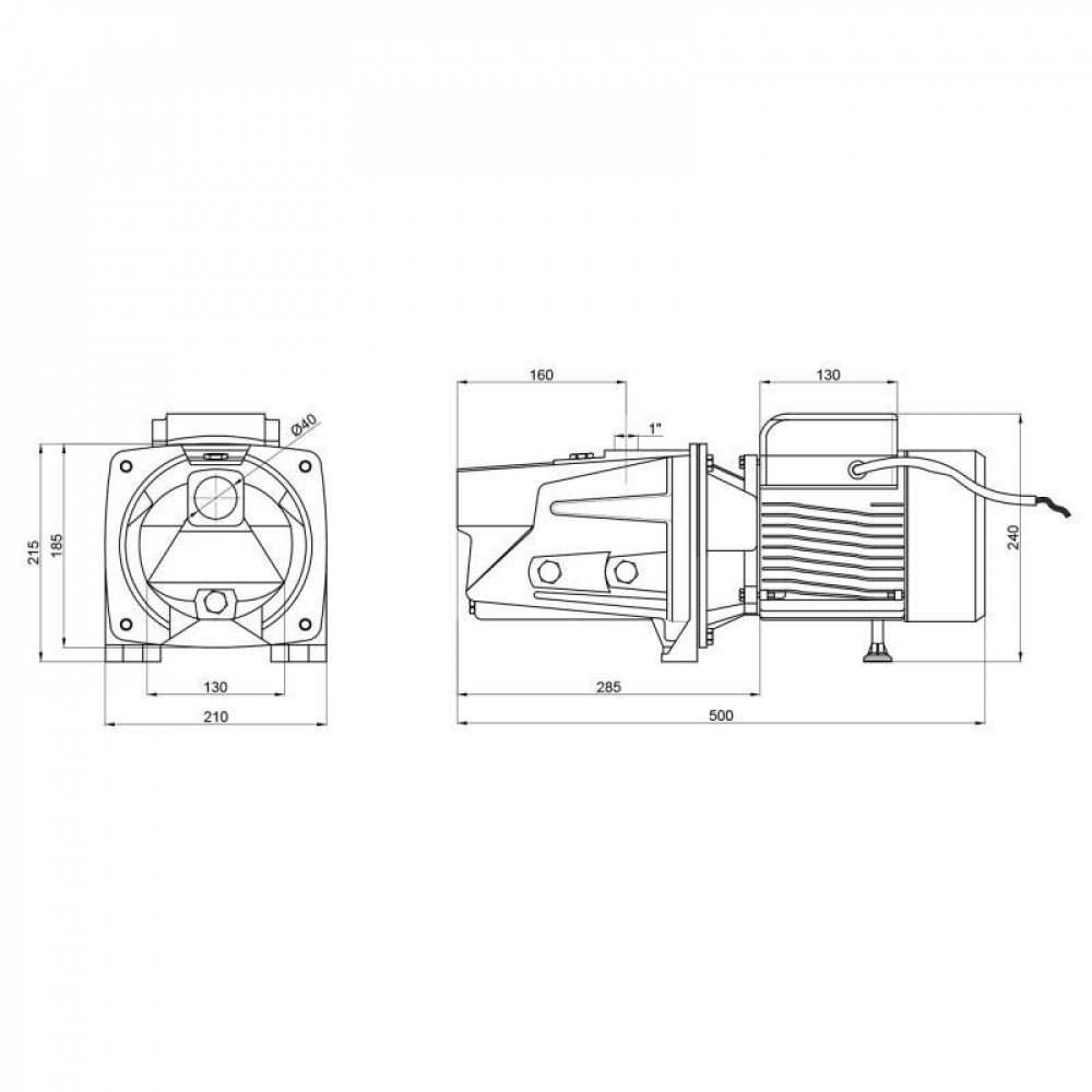 Насос самовсмоктувальний відцентровий Thermo Alliance D-JSWm-15M 1,1 кВт SD00046820