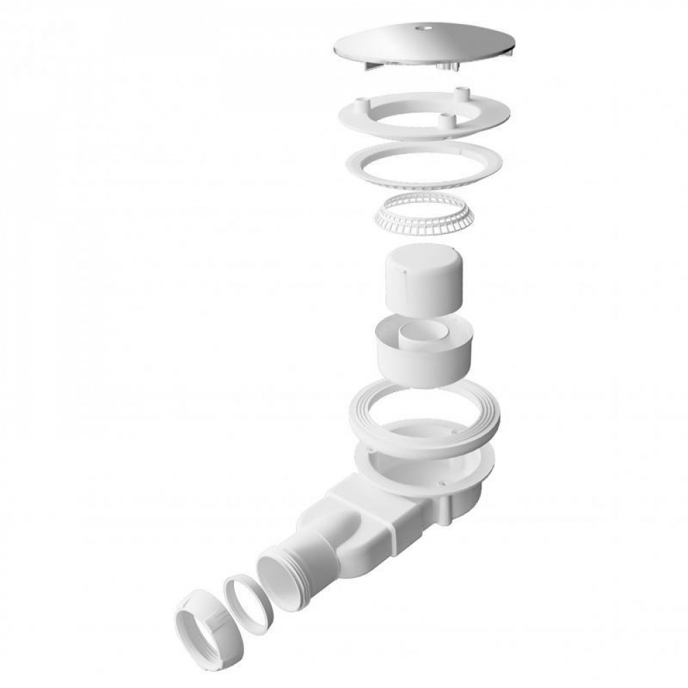 Душевой поддон Qtap Tern 309912C 90x90x12 см + сифон SD00046988