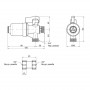 Фільтр-грязеуловлювач Icma 3/4" з магнітом, для котла №753 SD00047048