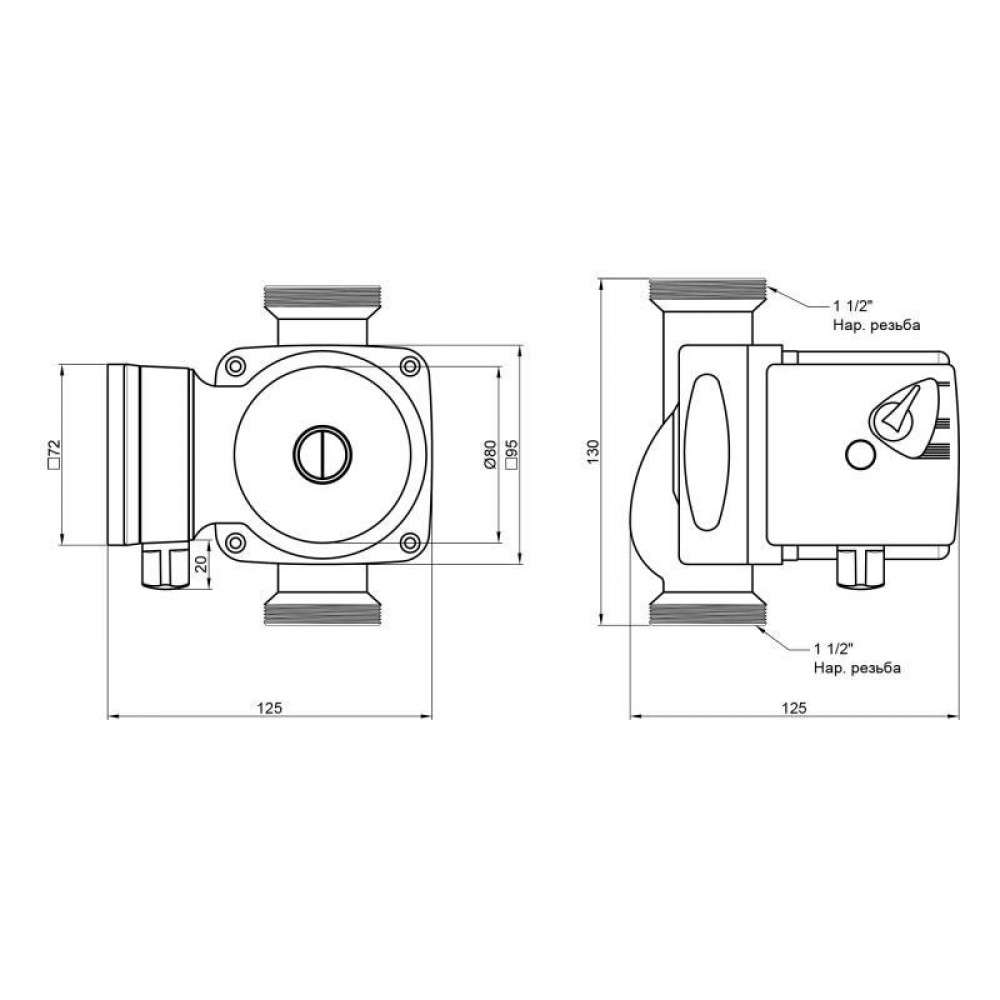 Насос циркуляційний Thermo Alliance LPS 25/60/130 SD00047126
