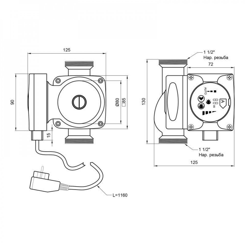 Насос циркуляційний Thermo Alliance LPSA 25/40/130 SD00047138