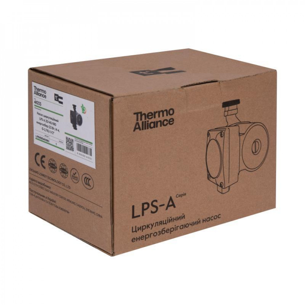 Насос циркуляційний Thermo Alliance LPSA 25/40/180 SD00047140