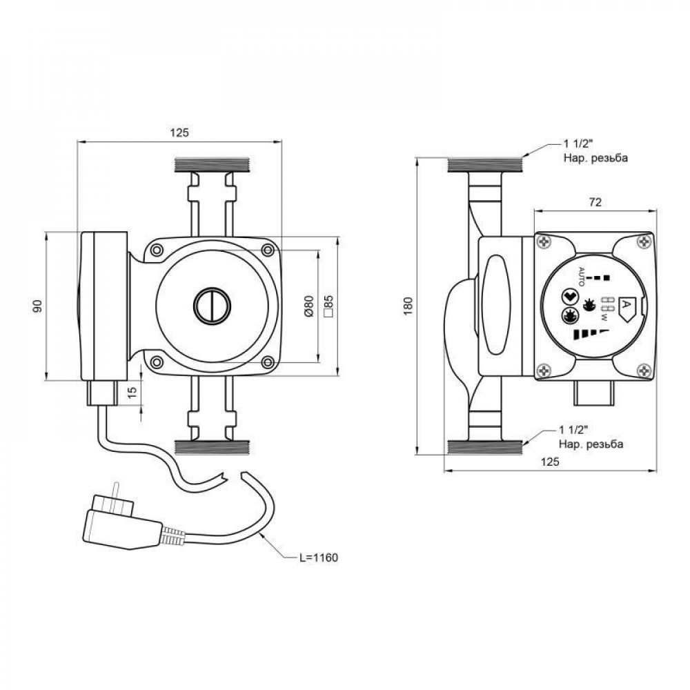 Насос циркуляційний Thermo Alliance LPSA 25/60/180 SD00047141