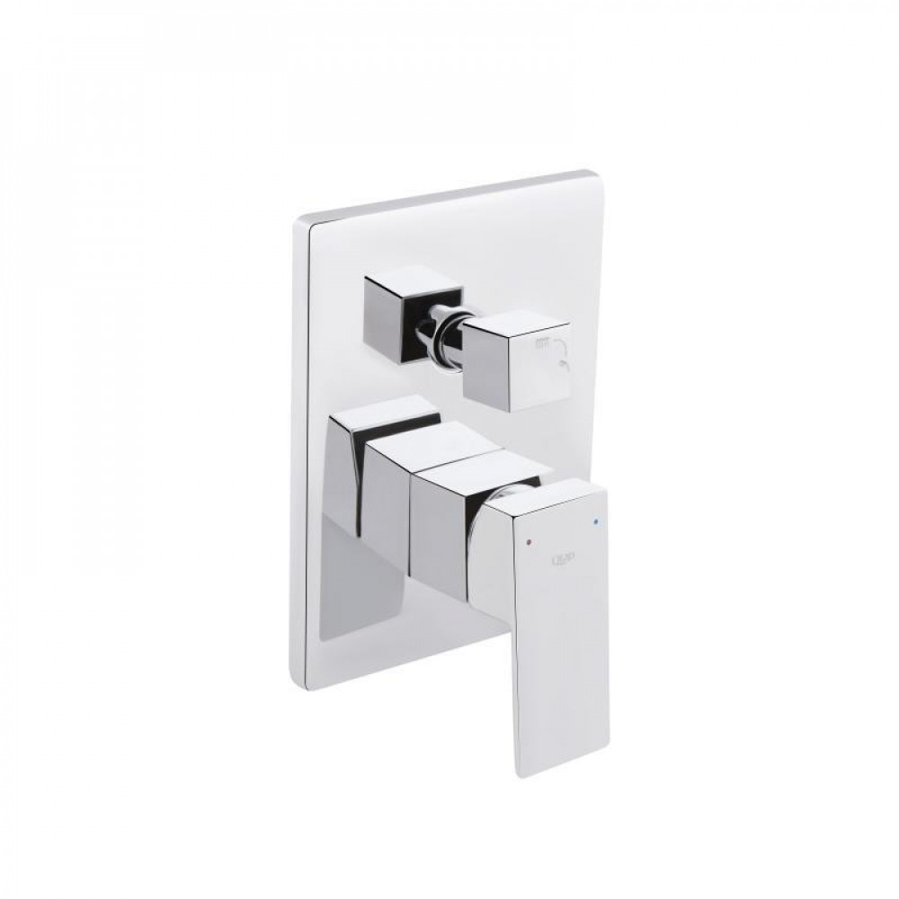 Душова система універсальна Qtap Aquarius прихованого монтажу на два споживача QTAQA64103NGC Chrome SD00047509