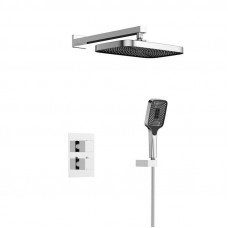 Душова система універсальна Qtap Aquarius термостатична прихованого монтажу на два споживача QTAQA65T103NGC