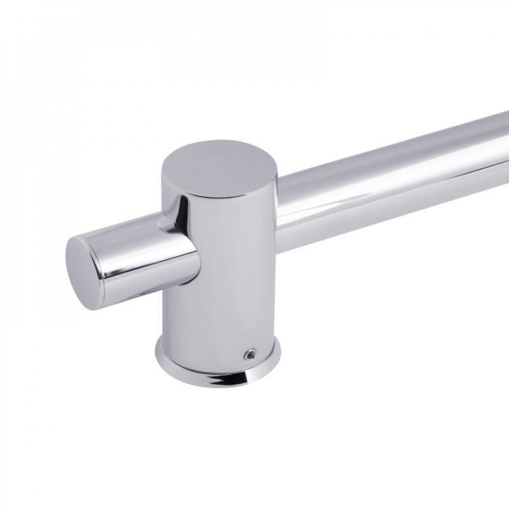 Душова стійка з тримачем універсальна Qtap Lepit 665 мм округла QTLEP82103OC Chrome SD00047522