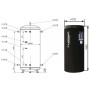 Теплоаккумулятор Thermo Alliance TA-ТАМ-00 500 с изоляцией 60 мм SD00047693