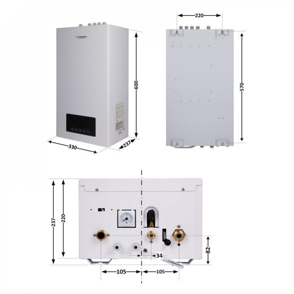 Котел електричний Thermo Alliance 8 кВт SD00047728