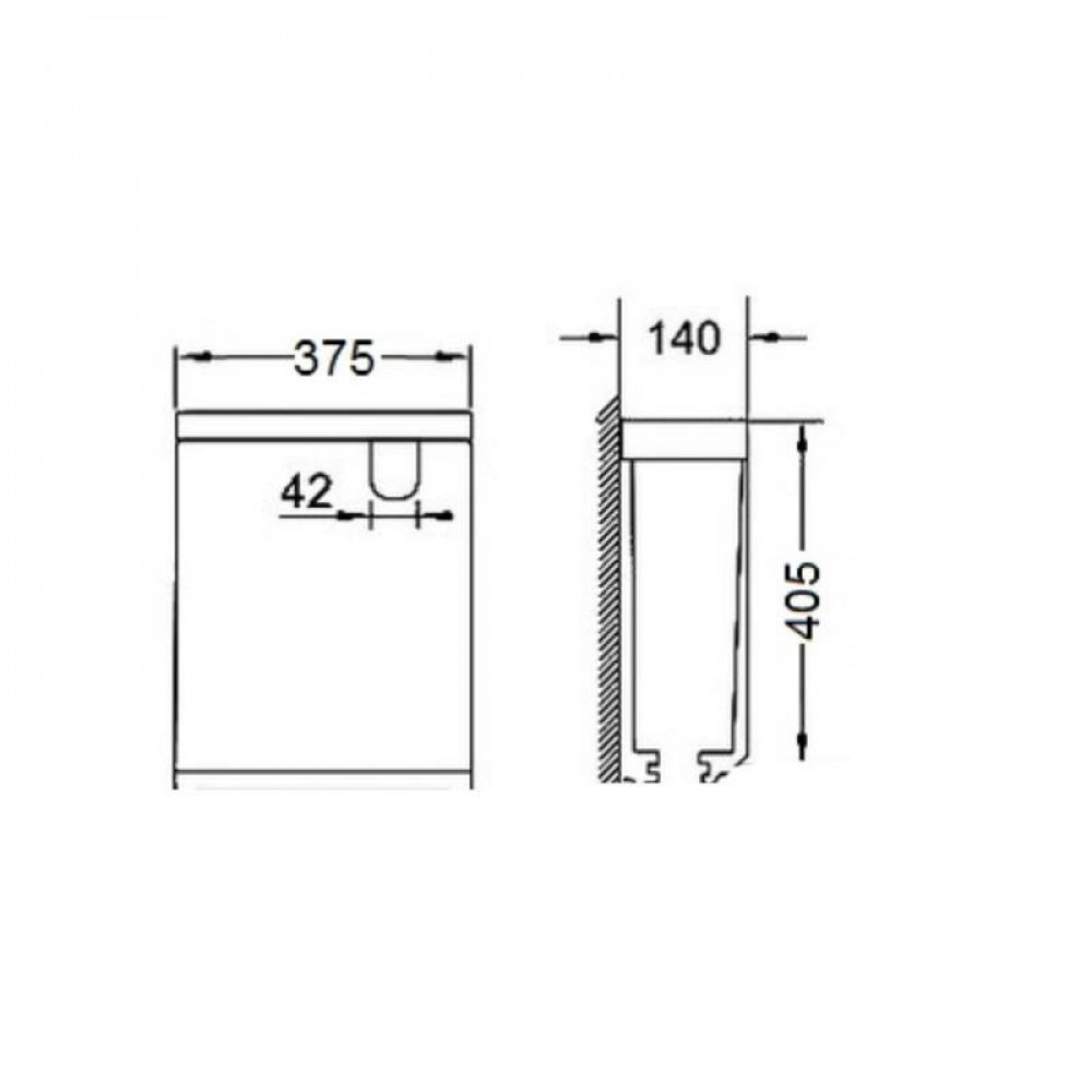Qtap Swan бачок унітазу (сумісний з Crow, Jay, Stork) нижнє підведення, (без чаші і сидіння) 3/4.5L 375*405*1405mm WHITE SD00047751