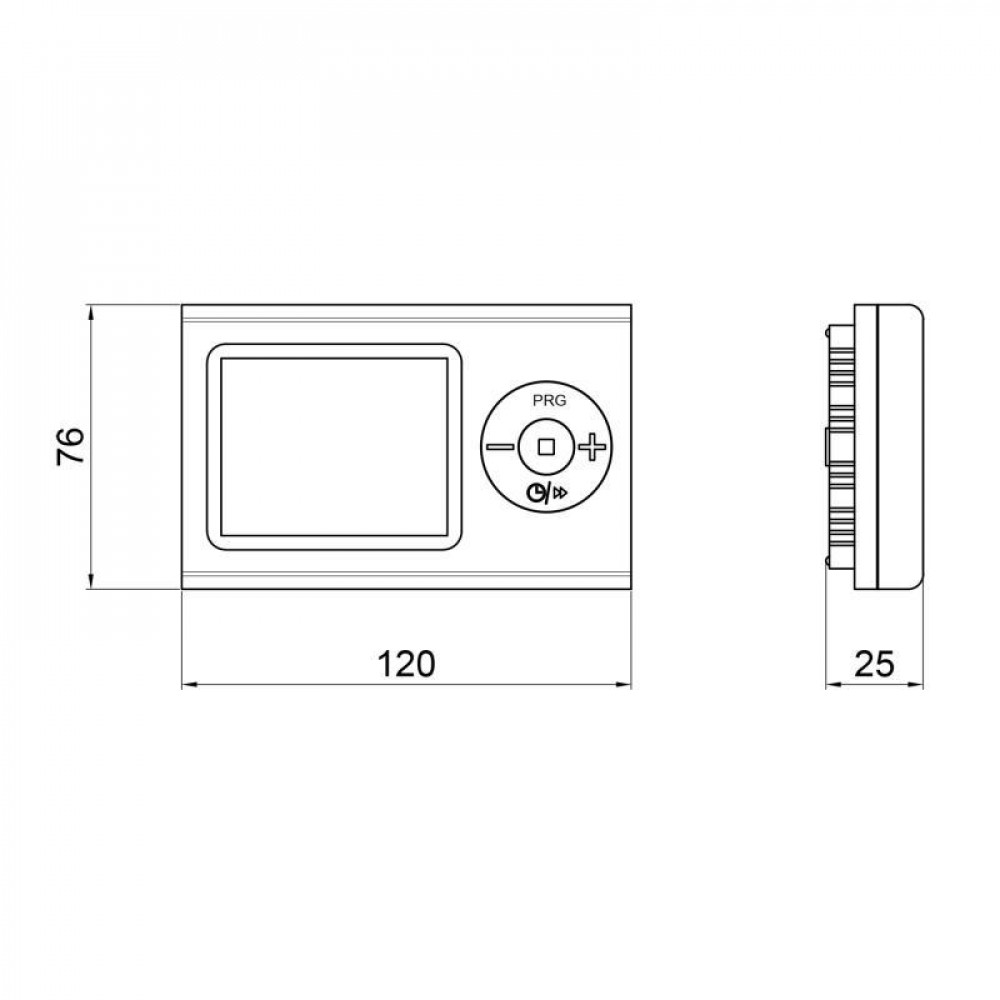 Тижневий програмований термостат Thermo Alliance ТА-2402 SD00049324