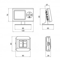 Тижневий програмований термостат Thermo Alliance ТА-2402RF радіокерований