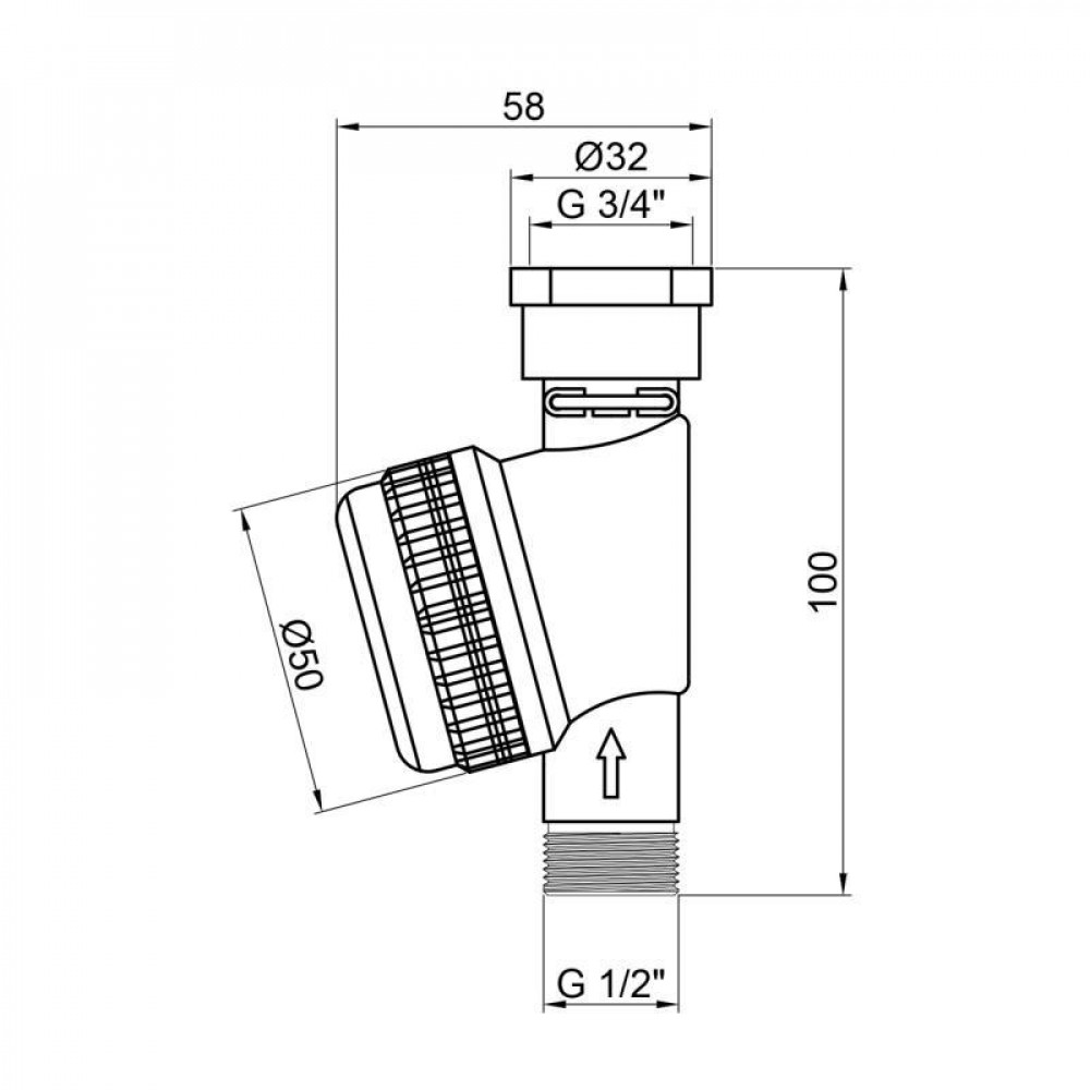 Фiльтр Thermo Alliance водяний 6-24 кВт SD00049455