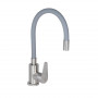 Змішувач для кухні Lidz Vida 015F3 з гнучким виливом (k35) LDVID015F3GRE43356 Grey SD00049479