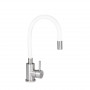 Змішувач для кухні Lidz Aria 015F3 з гнучким виливом (k35) LDARI015F3WHI43362 White SD00049485